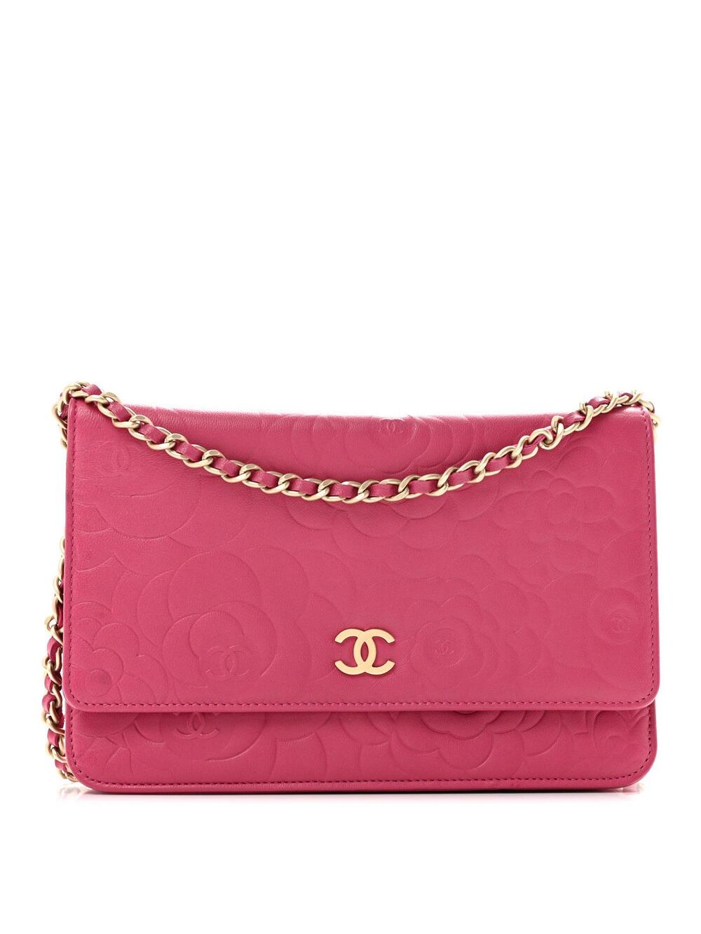 Chanel Lambskin Camellia Embossed #344816C19B